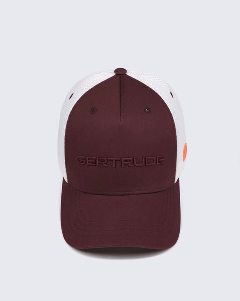 Casquette brodée burgundy Benja