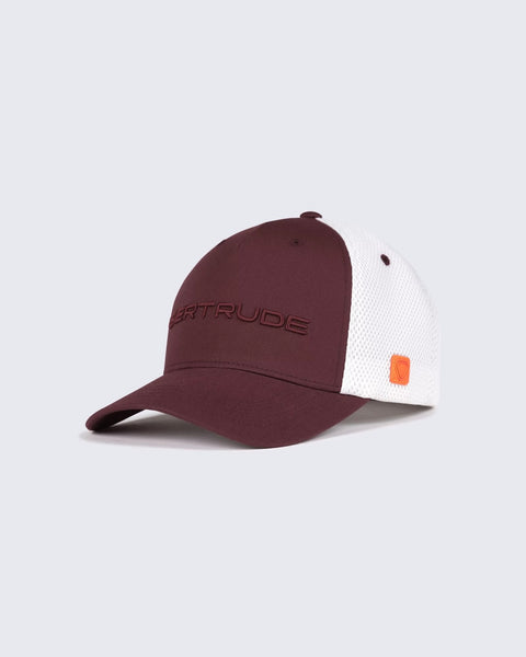 Casquette brodée burgundy Benja