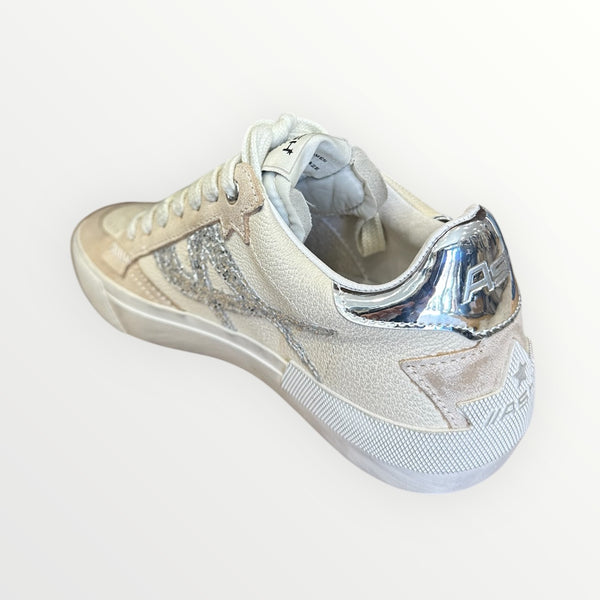 Baskets écru et argent Moonlight ASH