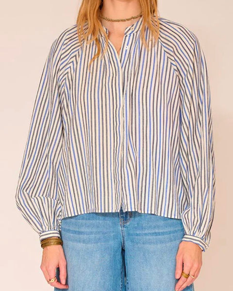 Chemise à rayures Hello