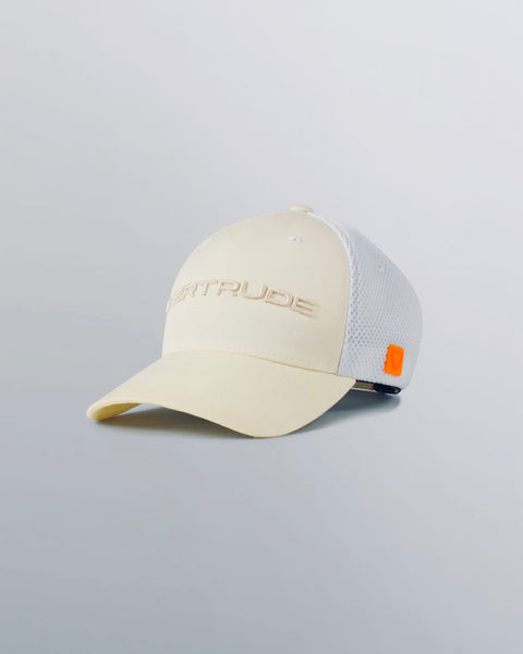 Casquette brodée écru Benja