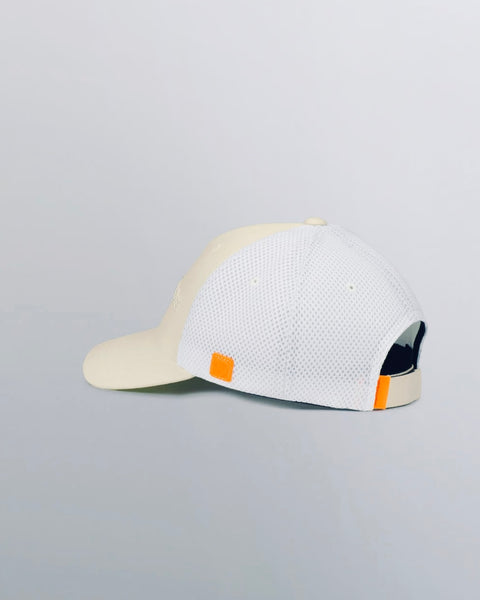 Casquette brodée écru Benja