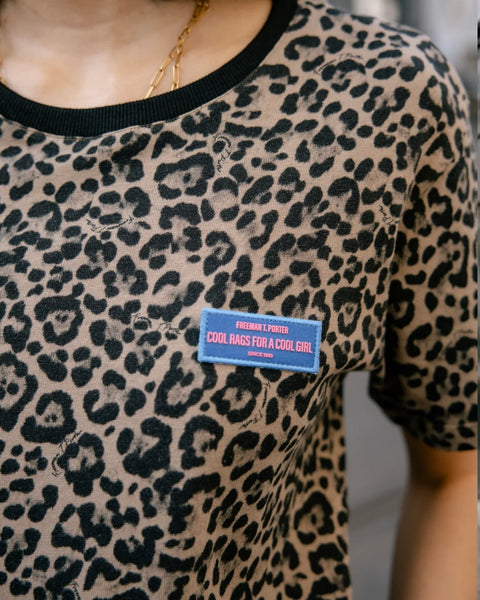 T-shirt léopard manches courtes Suria