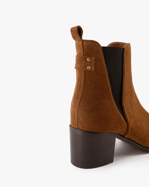 Bottine en daim camel Esme