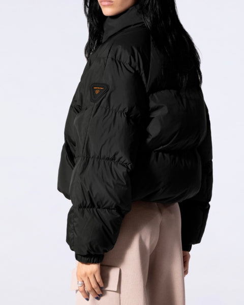 Doudoune courte noire Emmanuelle
