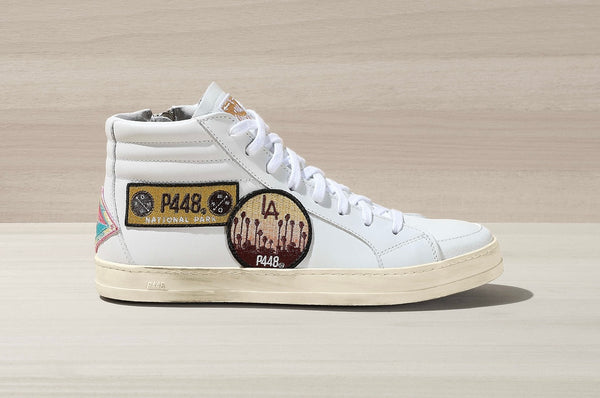 Baskets Skate Patch White