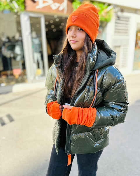 Mitaines en maille Kitty