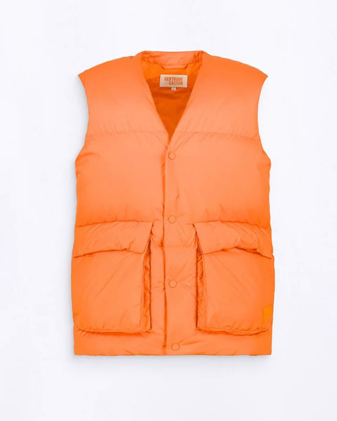 Doudoune orange sans manches unisexe Joseph