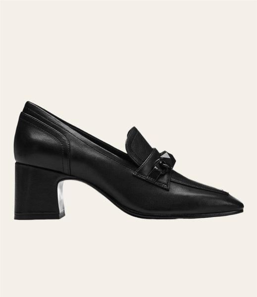 Mocassins à talons noir Corinne ASH
