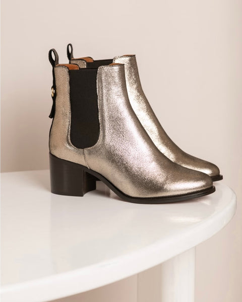 Bottine irisé doré GERALDINE