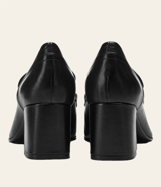 Mocassins à talons noir Corinne ASH