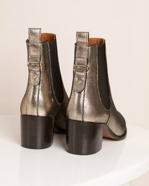 Bottine irisé doré GERALDINE