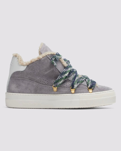 Baskets en daim gris Thea Mid