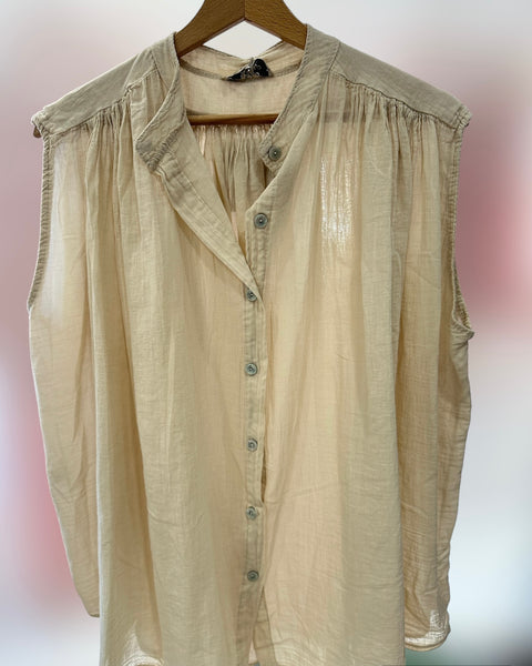 Blouse en voile de coton