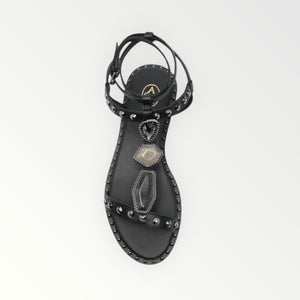 Sandale cloutée black Penny