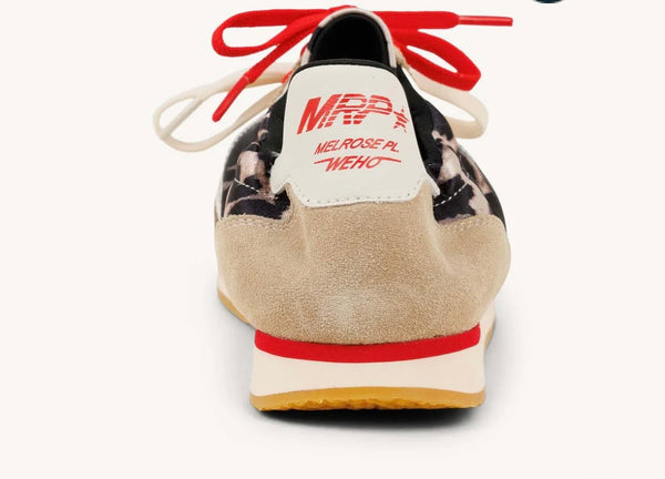 Baskets beige et léopard MRP