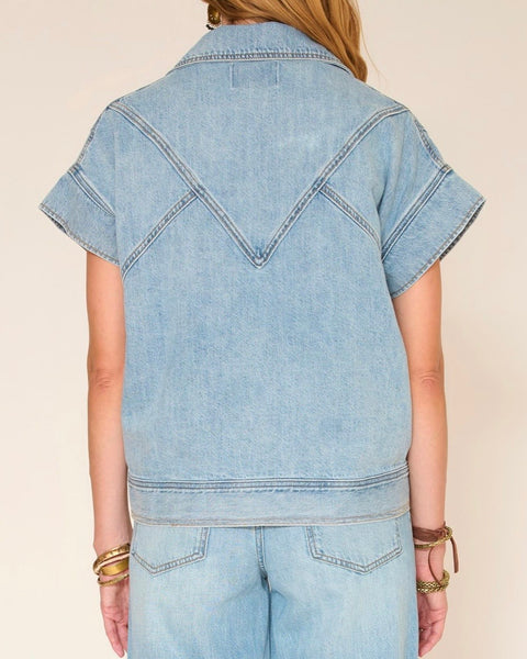 Veste en jean sans manches Wagner Osaka