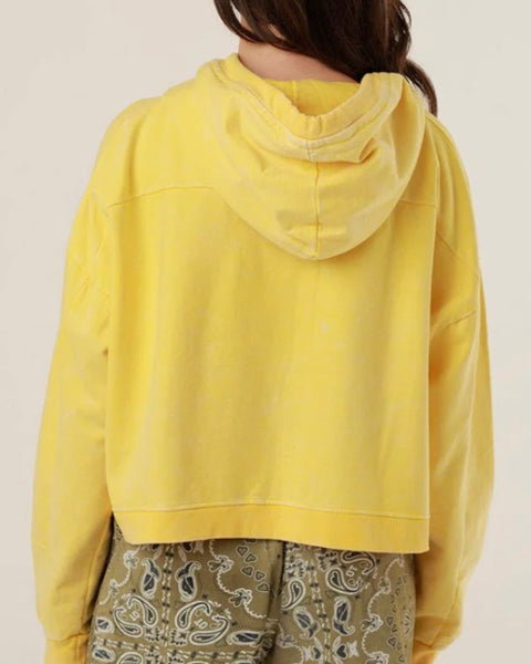 Veste à capuche jaune Amy
