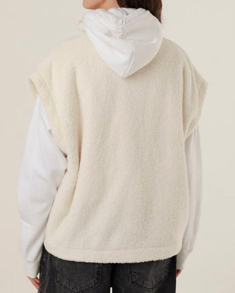 Veste sans manches écru Willow