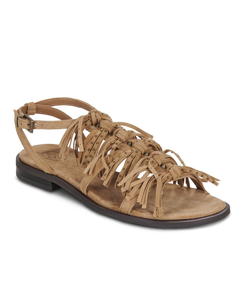 Sandales en daim camel Panic