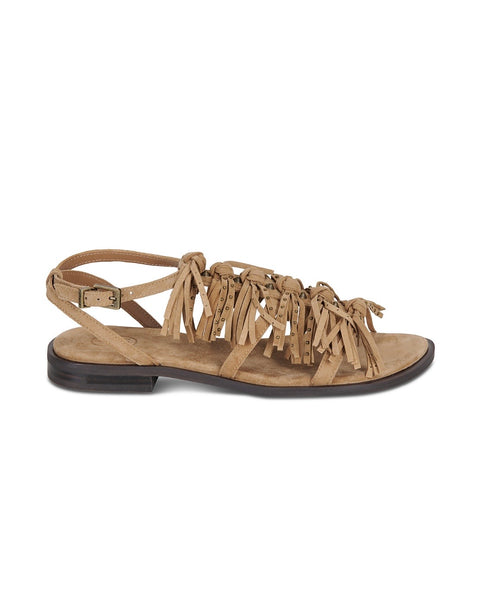 Sandales en daim camel Panic