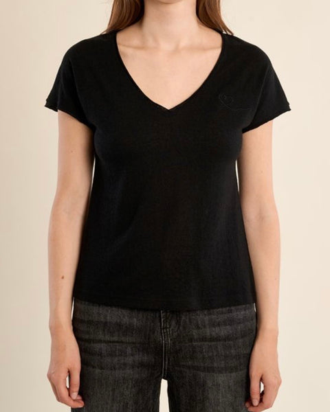 T-shirt manches courtes noir