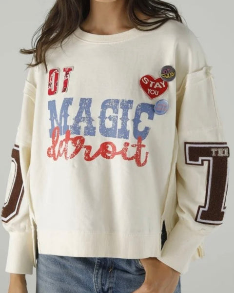 Sweat ivoire Olympia