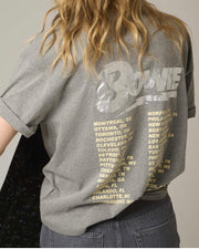T-shirt gris chiné Ted Bowie