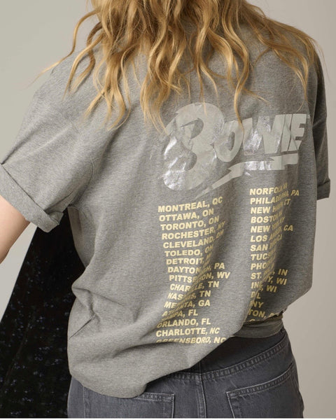 T-shirt gris chiné Ted Bowie