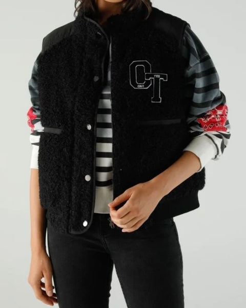 Veste sans manches black Erika