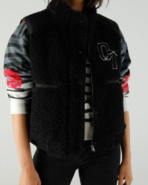 Veste sans manches black Erika