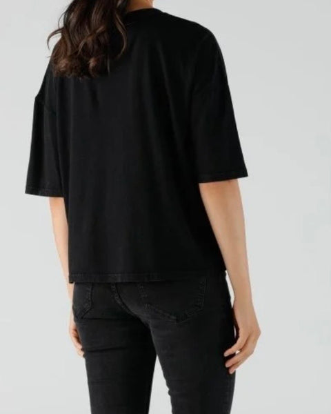 T-shirt noir sequins Alan