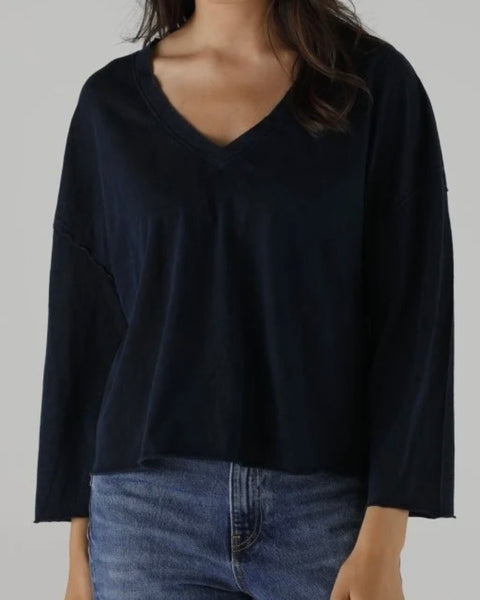 T-shirt bleu indigo Voltaire