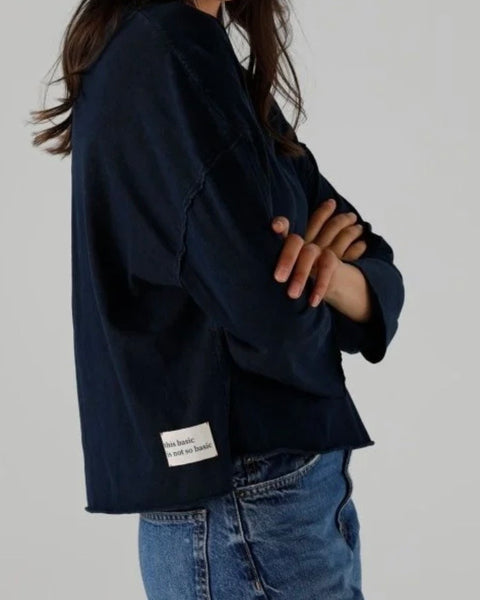 T-shirt bleu indigo Voltaire