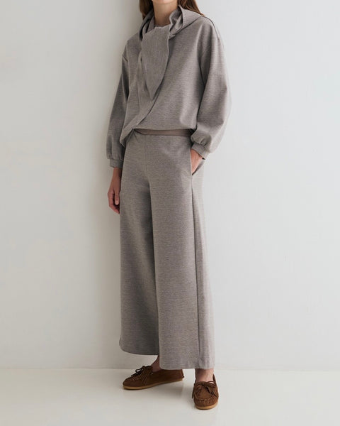 Pantalon gris en maille