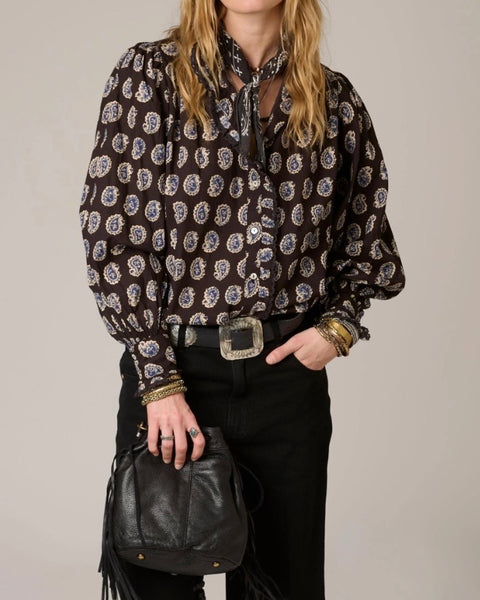 Blouse imprimé cachemire Ceren