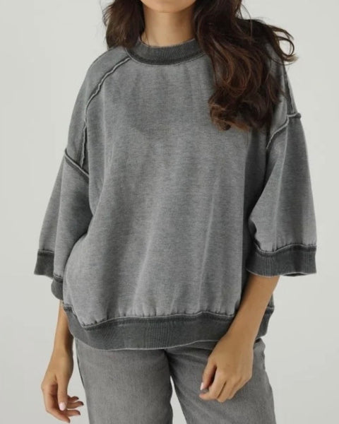Sweat gris délavé Dakota