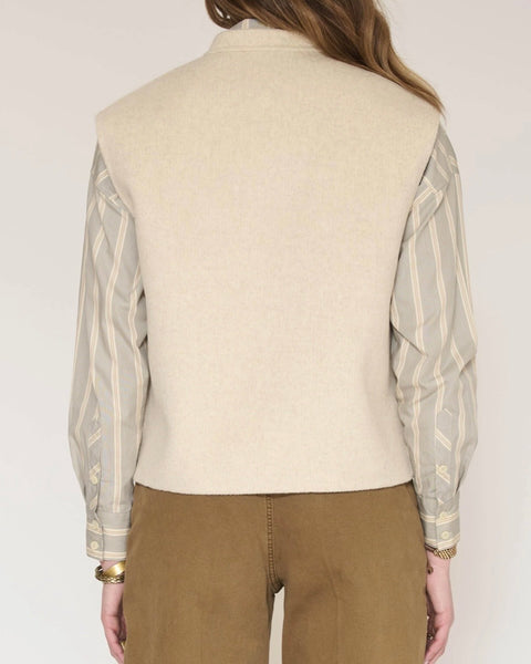 Veste sans manches greige Vibou