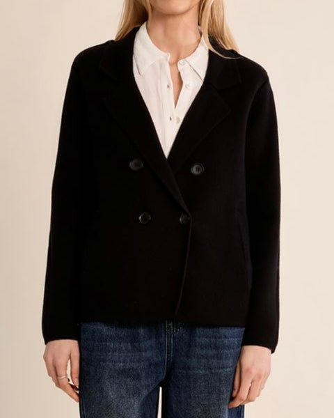Veste en maille noir