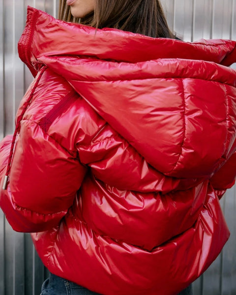 Doudoune Vardia Puff rouge