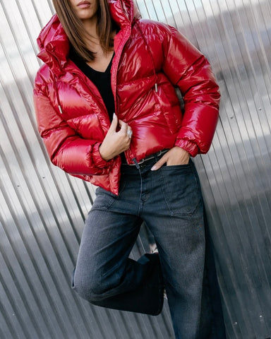 Doudoune Vardia Puff rouge