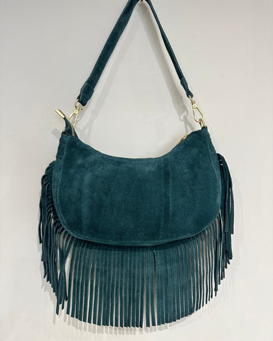 Sac en daim à franges