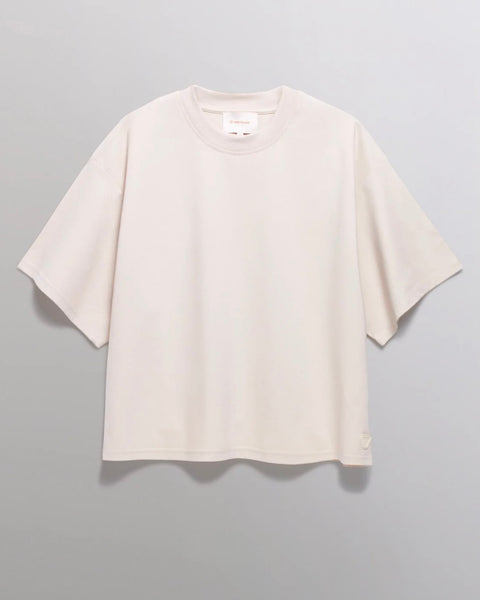 T-shirt oversize imprimé beige Suzon