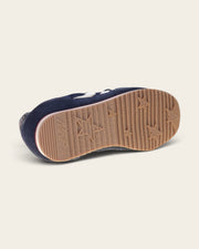 Baskets MRP en velours bleu océan