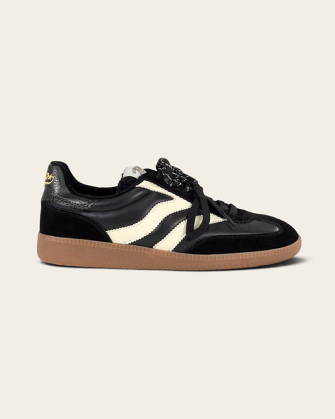 Baskets MRP noir et écru Chic