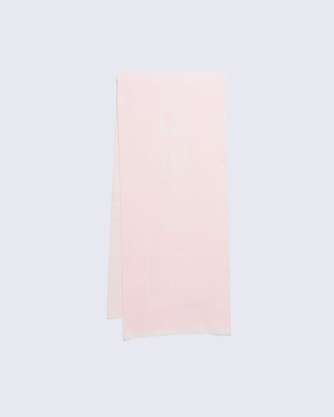Echarpe unisexe en maille jacquard Mathilde