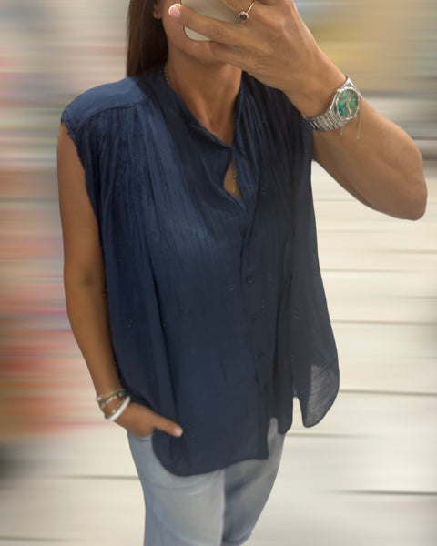 Blouse en voile de coton